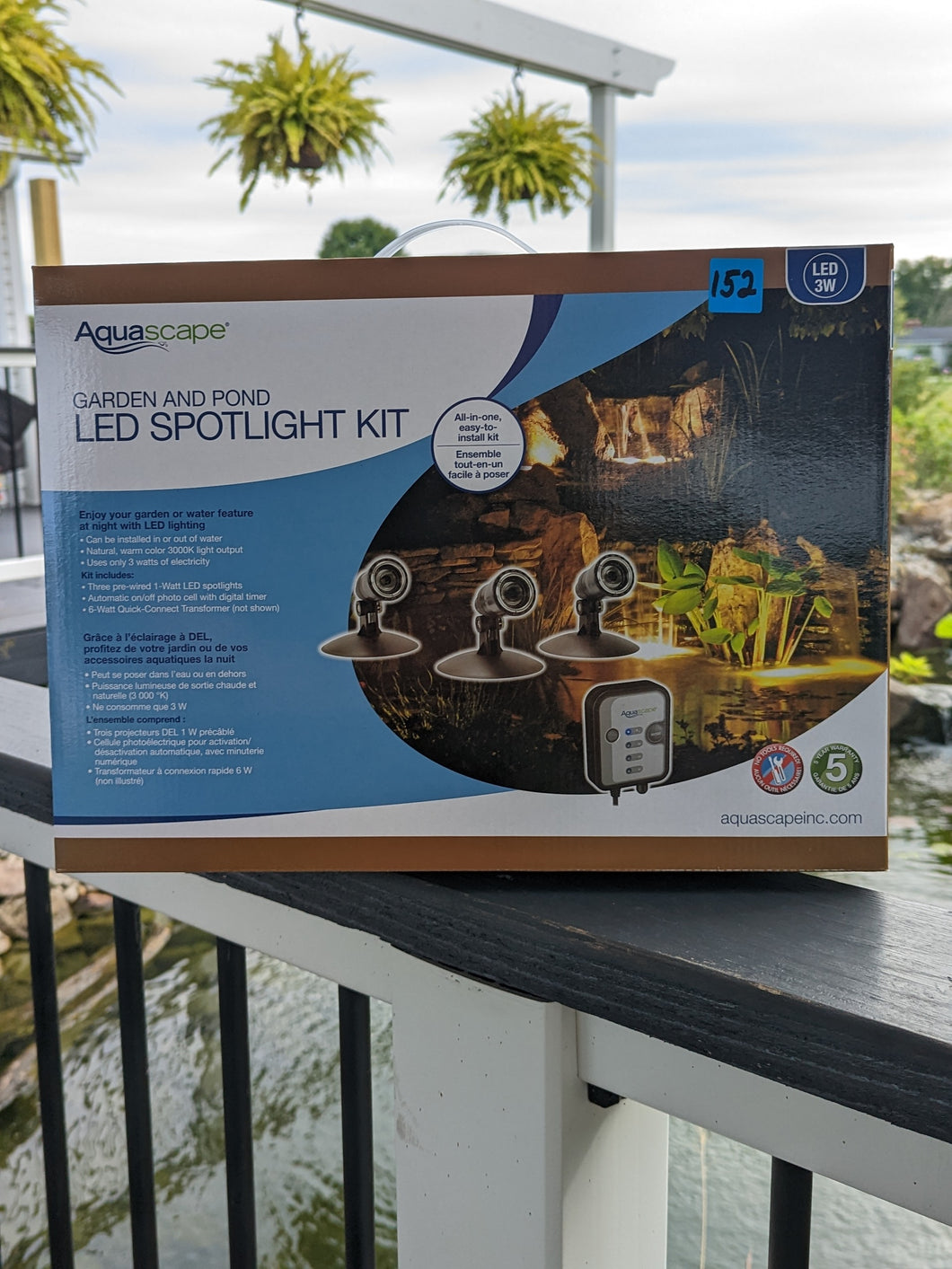 Aquascape garden and pond led spotlight kit