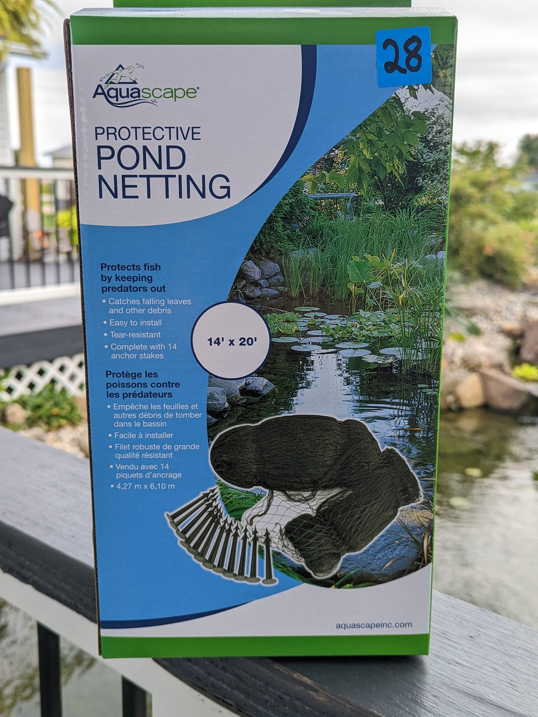 Aquascape protective pond netting 14x20