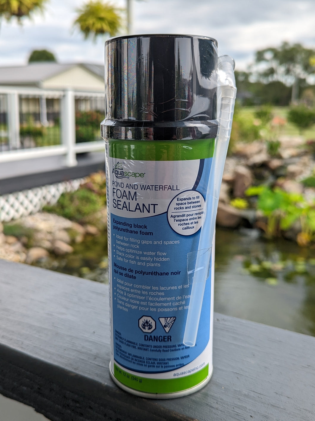 Aquascape pond and waterfall foam sealant